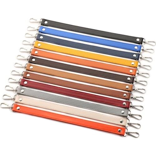 PU Leather Women Handbag Handle Short Bag Strap Useful Replaceable 36cm Fashion Simple Solid Color Wide Shoulder Strap