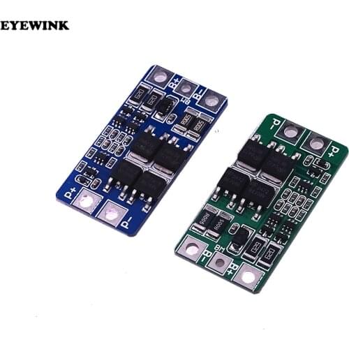 10PCS 2S 10A 8.4V 7.4V 18650 Lithium Battery Protection/Lithium Iron Phosphate Board BMS PCM PCB Li-ion Lipo 2 Cell Pack Module