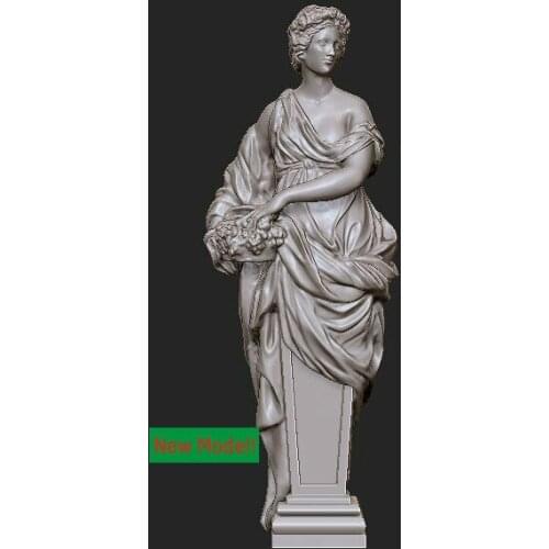 3D model stl format, 3D solid model rotation sculpture for cnc machine Spring