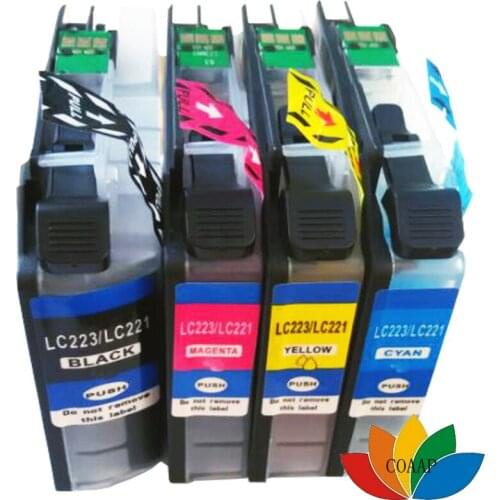 4 LC223BK LC223C LC223M LC223Y Ink Cartridge For Compatible Brother DCP-J4120DW J562DW MFC-J4620DW J4625DW J5320DW J5620DW