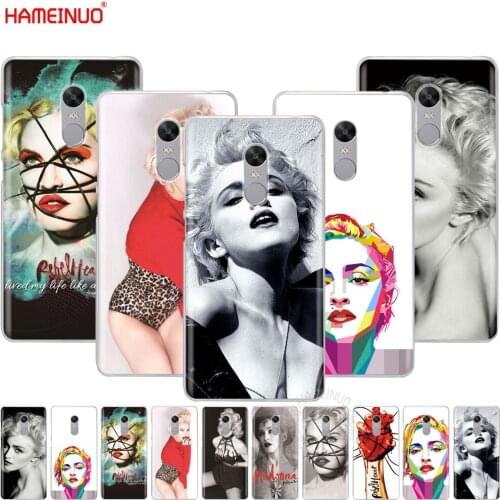 HAMEINUO The Famous Singer Madonna Cover phone Case for Xiaomi redmi 5 4 1 1s 2 3 3s pro PLUS redmi note 4 4X 4A 5A