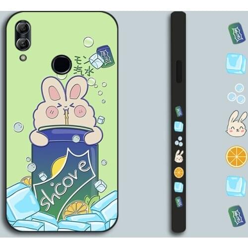 Side Print Cute Bear Case For Huawei P10 Plus Holder Shell TPU Back Cover For Huawei Honor 8 8C 8S 9 10 Lite 9i 10i