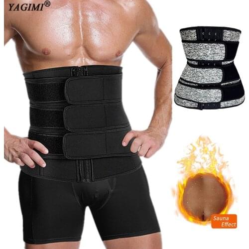 Man Colombian Girdles Workout Sauna Suit Belts Shapewear Fajas Neoprene Waist Trainer for Man Body Shaper Slimming Corset