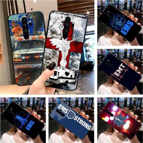 EMT EMS Ambulance Phone Case for Redmi 9A 8A 7 6 6A Note 9 8 8T Pro Max Redmi 9 K20 K30 Pro