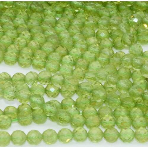 Natural Peridot Faceted Round Beads 2mm,3mm,4mm