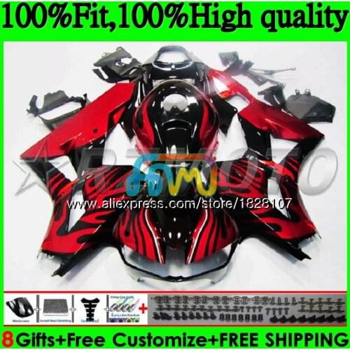 Injection For HONDA CBR600 RR CBR600RR F5 13 14 15 16 17 146BS.83 red flames CBR 600RR 600 RR 2013 2014 2015 2016 2017 Fairing