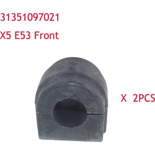 2PCS ONE SET Front Rear Stabilizer Anti Sway Bar Bush for BMW X1 X3 X5 X7 Mini Stabilizing Bushing