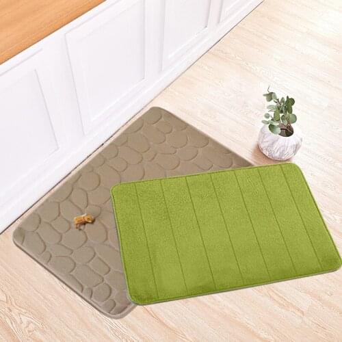 40x60cm Bath Mat Bathroom Carpet Mat in the Bathroom Bath Pad Bathroom Rug Carpet for Living Room kitchen Toilet Floor Mat