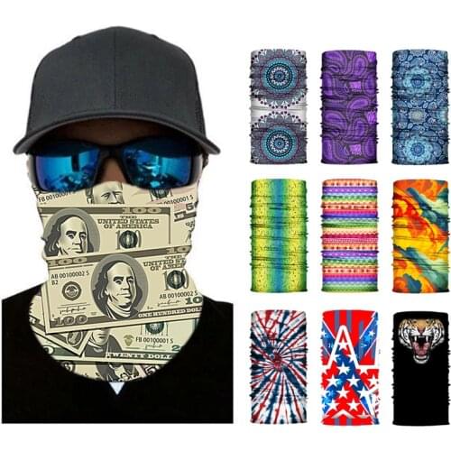 Multifunction Outdoor Sport Seamless Magic Neck Warmer Face Shield Balaclava Bandanas Cycling Hiking Tube Scarf Unisex Headband
