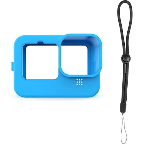Soft Silicone Protective Housing Case Shockproof Lens Cover Shell for GoPro Hero 9 Camera Accessories