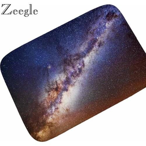Zeegle Floor Mat Doormat Flannel Soft Foot Mat Hallway Decoration Floor Rug Anti Slip Bathroom Doormat Absorbent Bedroom Rug