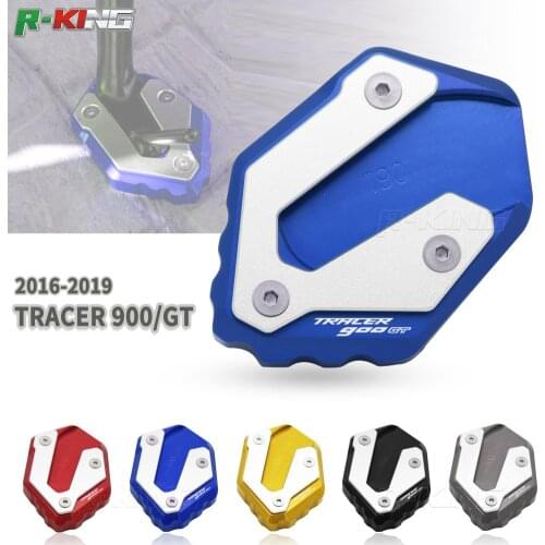 Motorcycle Kickstand For Yamaha TRACER 900/GT 2016-2019 2018 motorcycle Accessories CNC Aluminum Side Stand Enlarge extension
