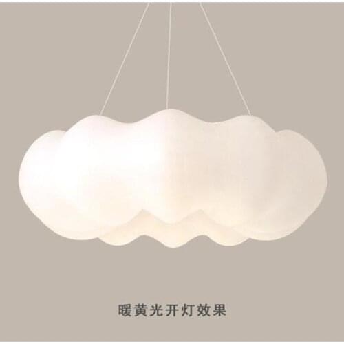Nordic Creative Cloud Pendant Lights Simple Chandeliers and Ceiling Lamps for Living Room Bedroom Childrens Room Decor Led Lamp