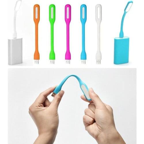 5 Colors Adjustable Flexible USB LED Light Lamp Powerbank PC Notebook Touch switch Perfect for Night Working Book Reading Light