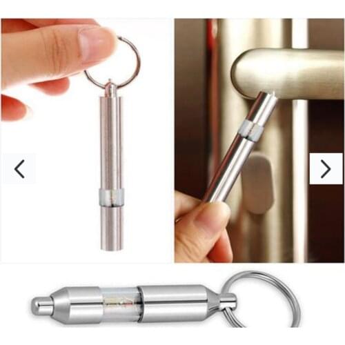 1PC Car Anti-static Keychain High-quality Practical Wear-resistant Static Eliminator Car Key Accessories