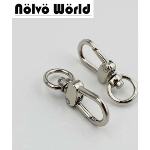 30Pcs 3colors High quality powerful hooks swivel clasp lobster claws swivel hook snap hook key hook