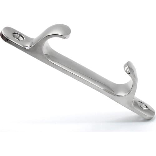 6'' Polished Marine Grade 316 Stainless Steel Skean Fairlead Boat Bow Cleat Chock Deck Dock Mooring Line Yacht Rope Cleat