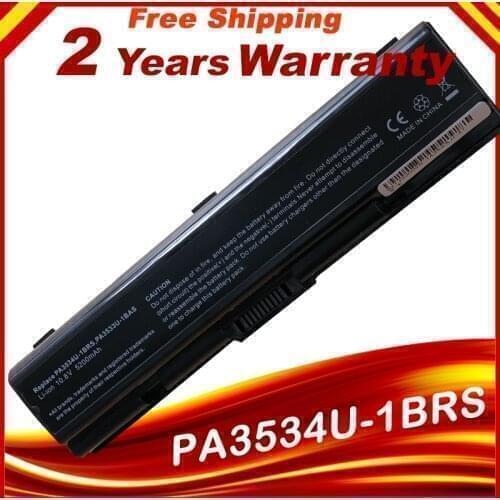 Laptop Battery For Toshiba Satellite A300 A500 L200 L300 L500 L550 L555 PA3534U PA3534U-1BAS PA3534U-1BRS