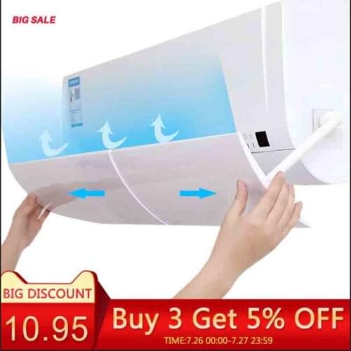 Anti Direct Blowing Retractable Shield Air Conditioner Wind Deflector Baffle Air Conditioner Cover Outdoor Wind Baffle