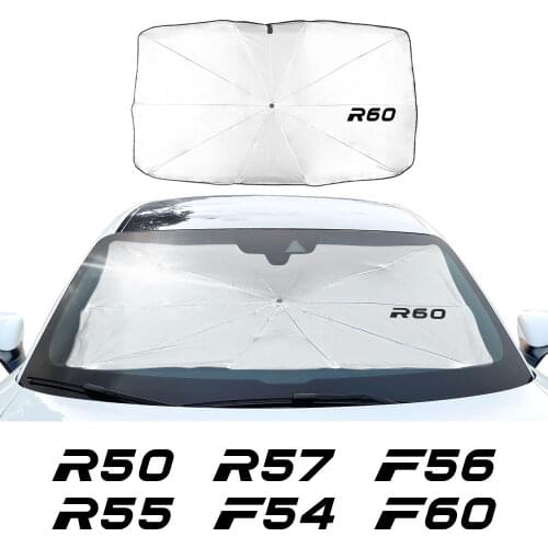 Car Sun Shade Cover Parasol For MINI F54 F56 F60 R50 R52 R53 R57 R58 Auto Front Window Flodable Sunshield Umbrella Accessories