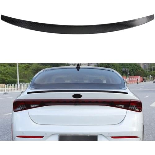 Car Styling 1PCS ABS Rear Trunk Wing Spoiler Molding Strip Cover Trim for Kia Optima K5 2020 2021 Accessories