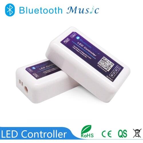 DC12-24V Wireless WIFI Bluetooth Music LED Controller Mobile Phone APP Suitable For RGB KTV Stage Hotel Outdoor Light Strip