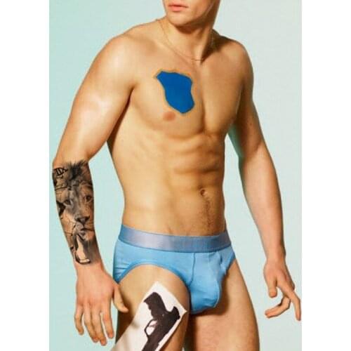 Large Size Lion Head Clock Letters Tattoos for Men Stickers Body Arm Art Waterproof Temporary Tattoo Flash Fake Tatoos for Women