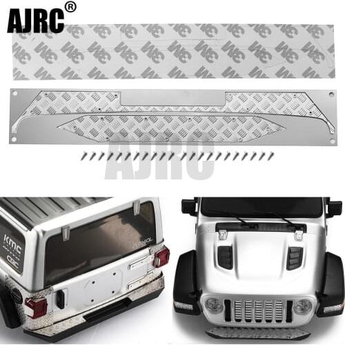 AXIAL SCX10 III JEEP front bumper/rear bumper decorative strip anti-skid plate anti-scratch strip