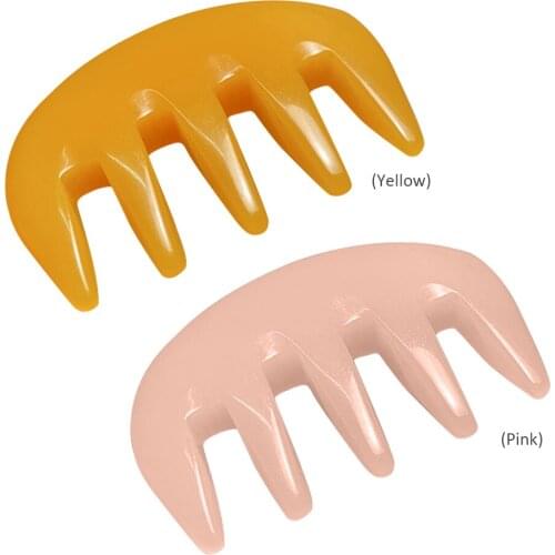Gua Sha Scraper Board Chinese Therapy Trigger Point Treatment Guasha Facial Massage SPA Acupuncture Head Comb Scalp Massager Too