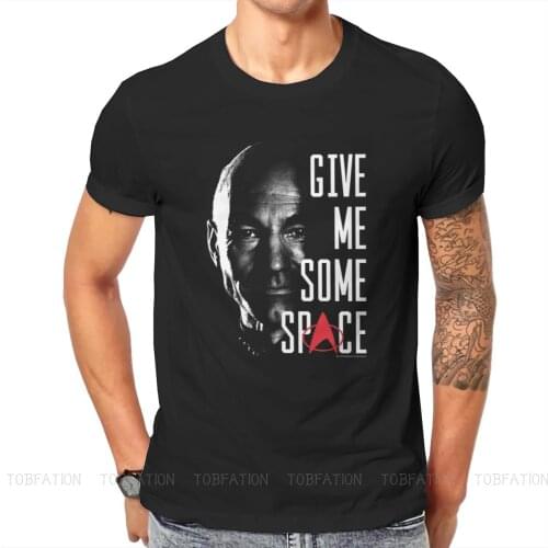 Star Trek Space Science TV Series Give Me Some Space TShirt Men Gothic Big Size Harajuku Crewneck Cotton T Shirt 2020