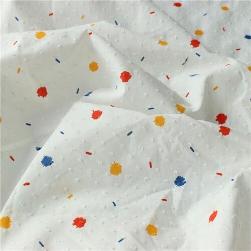 Cotton Jacquard Sewing Fabric Patchwork Cloth,DIY Sewing Fabric for Sewing Dress Childrens Clothes XJ36