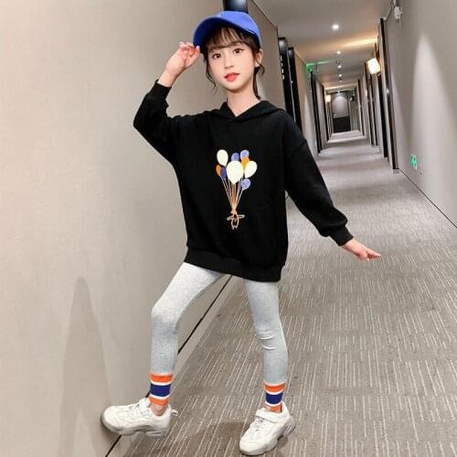 Children Clothing Set Spring Autumn Girls Clothes Long Sleeve Hoodie + Pants Suit Kids Clothes Teen Girls Sets 5 6 8 10 12 Years
