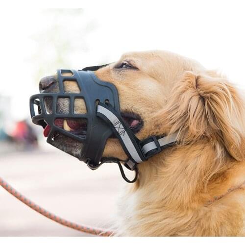 Dog mouth cover dog mouth cover prevent biting, barking and eating dog accesories pet suppiles anti random eating device medium