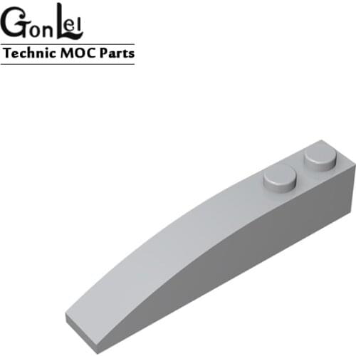 20Pcs/lot MOC Parts 41762 Brick Curved 6 x 1 Element 42022 MOC Building Blocks Bricks LOGO Enlighten DIY Toys Gifts