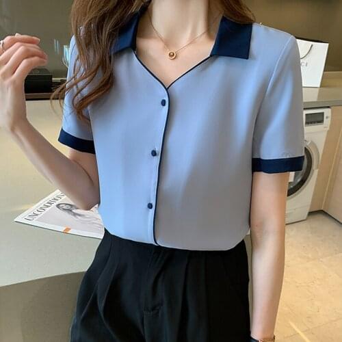 Lenneyi Blue Blouses