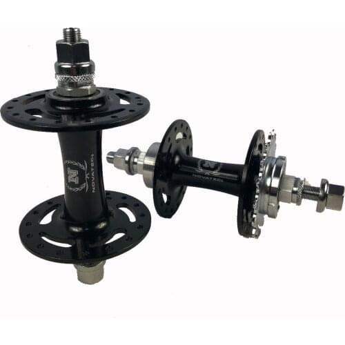 Novatec taiwan bike A165/A166SBT Fixed gear Flop-flip track carbon wheels alu hub 20/24,32/32 holes front frear black red white