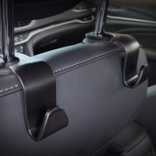 NEW 1/2/4Pcs Universal Car Seat Back Hook Car Accessories Interior Portable Hanger Holder Storage for Car Bag Purse Cloth