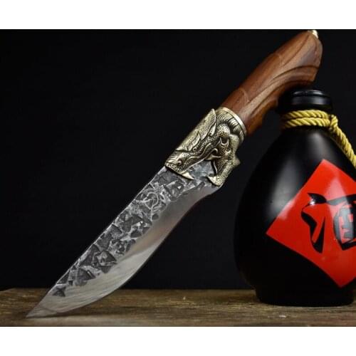 DEHONG Bone picking knife forging kitchen knife longquan knife sharp cook knife small knife fruit knife butcher knife home