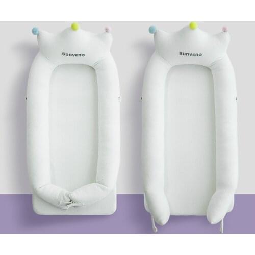 Portable Baby Crib Bed-in-Bed Pressure-proof Multifunctional BB Carry Cot Bionic Bed for Neonates