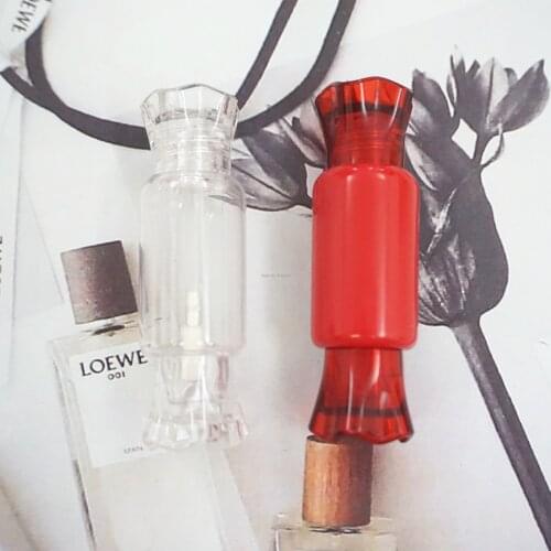 10/30/50pcs Lovely Mini Candy Shape Lip Gloss Tube Transparent/Red Empty Liquid Lipstick Refillable Container Lipgloss Bottle