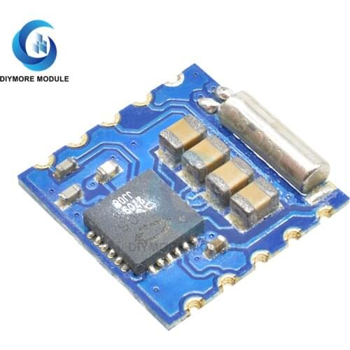 QN8006 FM Programmable Low Power Stereo Radio Module 76Mhz 108Mhz RF Input Amplifier Clock Crystal Board Replace TEA5767