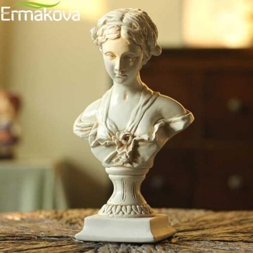 ERMAKOVA Resin Venus Figurine Roman Venus Goddess De Milo Aphrodite of Milos Ancient Greek Statue Home Office Decoration
