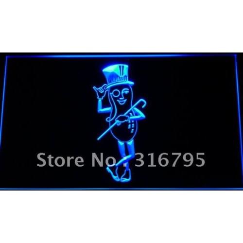 A212 Mr Peanut LED Neon Light Signs with On/Off Switch 20+ Colors 5 Sizes to choose