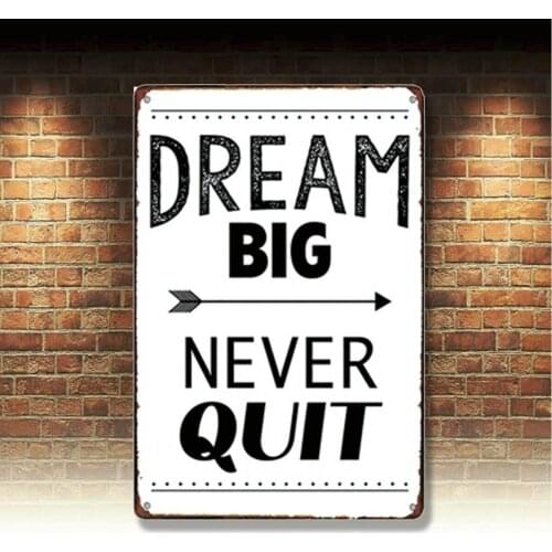 Vintage Metal Tin Signs Love Letters Retro Plate Pub Bar Art Decor Wall Poster