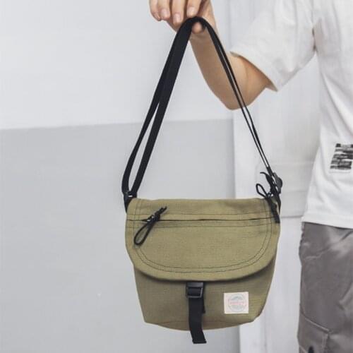 Large Capacity Womens Canvas Bag 2021 New Casual All-match Shoulder Bag Messenger Bag Student Zipper Handbag School Bag