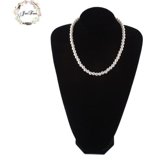Fashion Women chokers pearl necklace 2 color simulated Pearl Necklace For Woman necklace jewelry