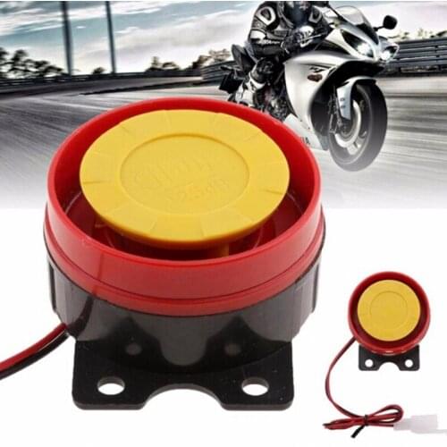 1pc Loud car horn Simple Design Motorcycle Electric Driven Air Raid Siren Alarm Safety Horn accessories 12V Car Truck Horn