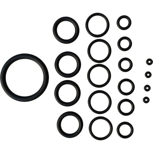 20 Pieces O Ring Kit With Case For Scuba Diving Dive BCD Tank Hose Regulator Diving Accessories Black