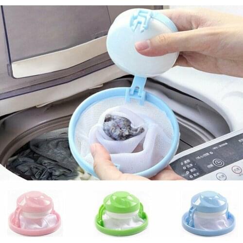 3 PCS Washing Machine Filter Hair Suction Hair Remover Stick Bag Cleaning Clothes Washing Ball Filter Protection Dirty Collecto