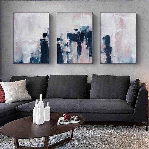 Abstract Artwork Poster Canvas Art Painting Nordic Wall Art Modern Minimalist Home Decor Poster and Print for Dormitory Design